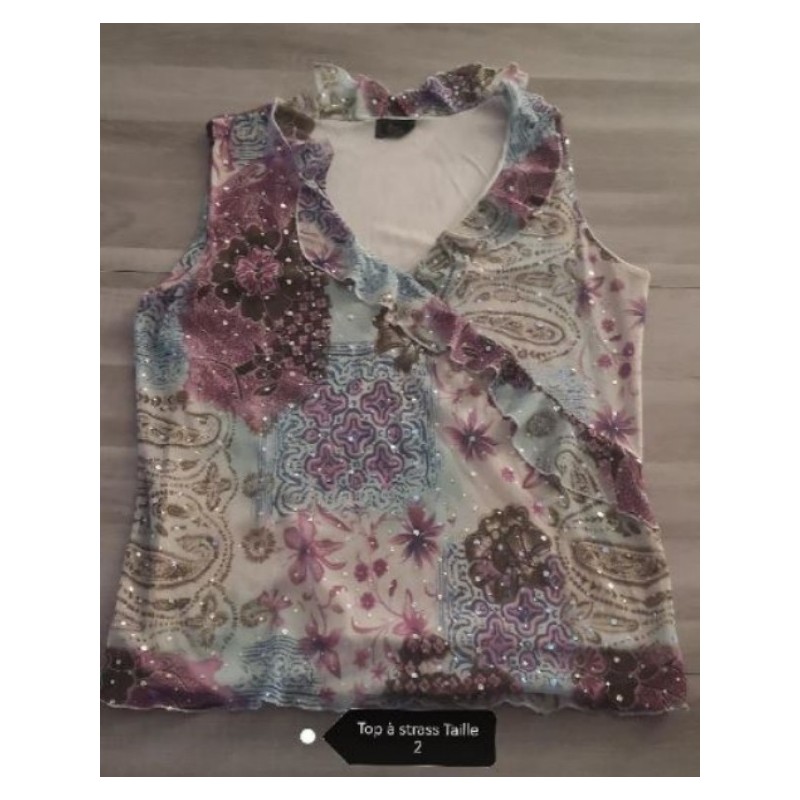 Top à strass Taille 2
