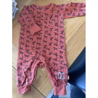 Combinaison rouge zèbre 6mois