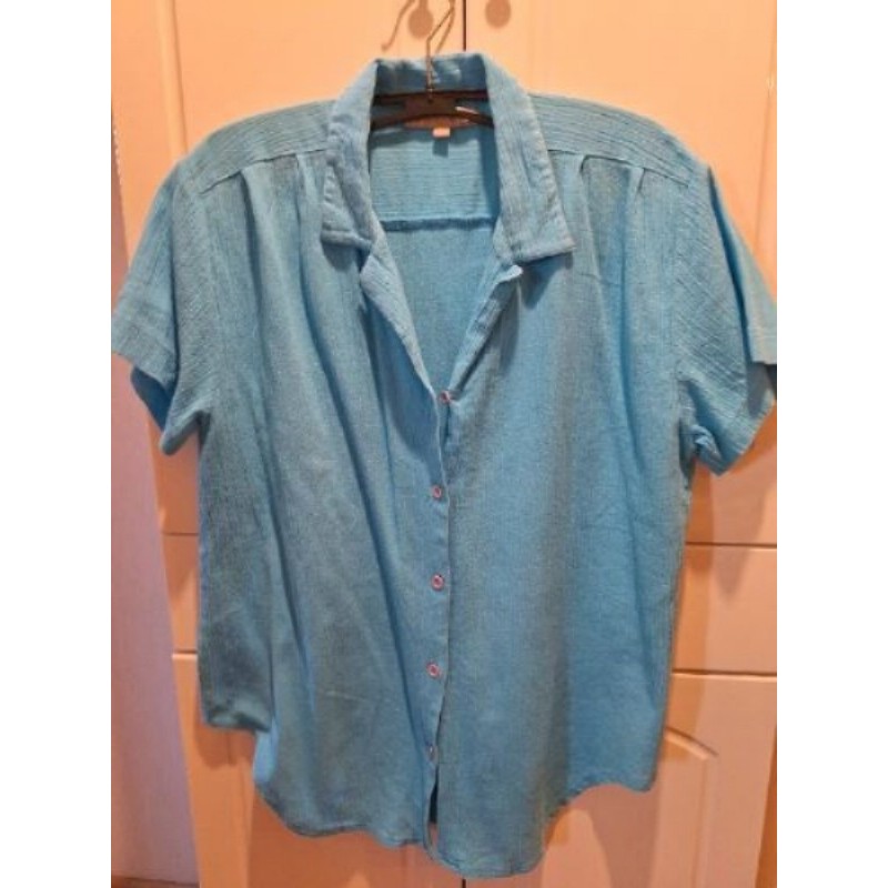 Corsage DAXON bleu turquoise T44