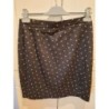 Jupe noire à carrés blancs T42 ?