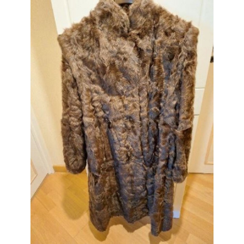 Manteau de fourrure véritable