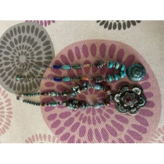 LOT DE 2 COLLIERS AMÉRINDIENS 