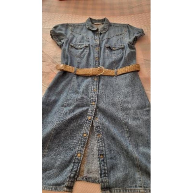 Robe jean  T 40 camaïeu 