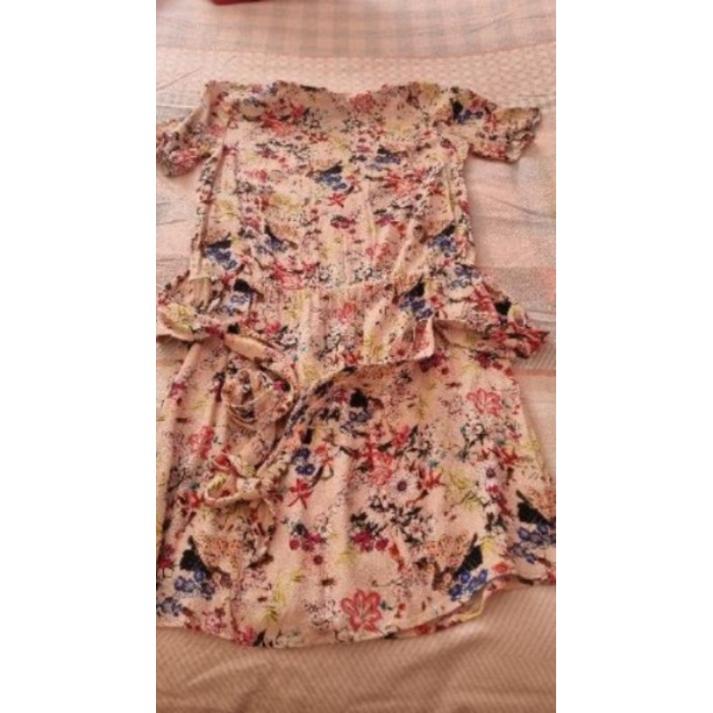 Robe fleur T 38 Promod