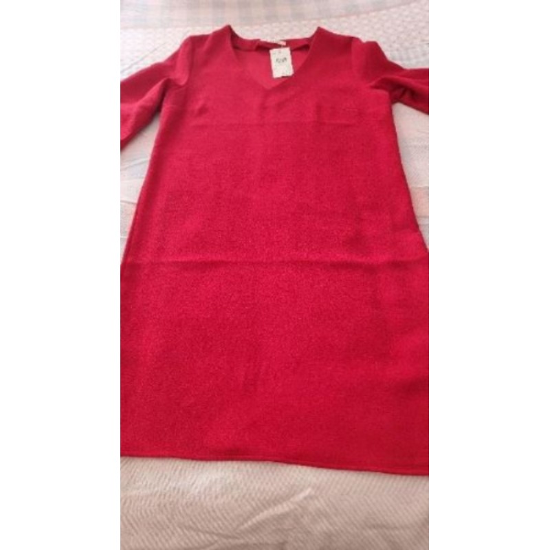 Robe rouge T 38 camaïeu 