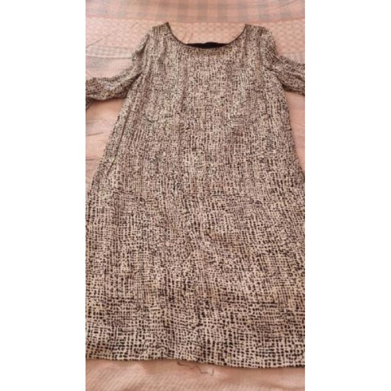 Robe noir et blanc T 38 camaïeu 