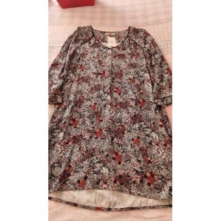 Robe noir grise rouge T 38...