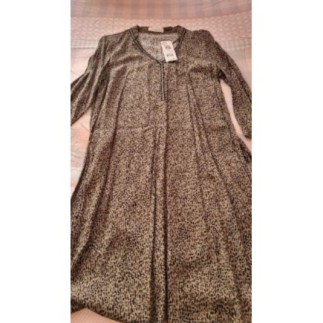 Robe noir kaki T 36 cache...