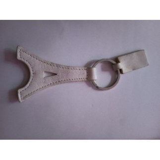 Porte Clé Tour Eiffel Blanc 