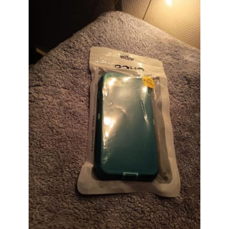 Coque Anti-choc IPHONE SE 2 / SE 3 bleu turquoise bleu "Case"