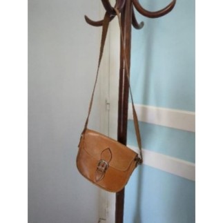 Sac vintage cuir camel