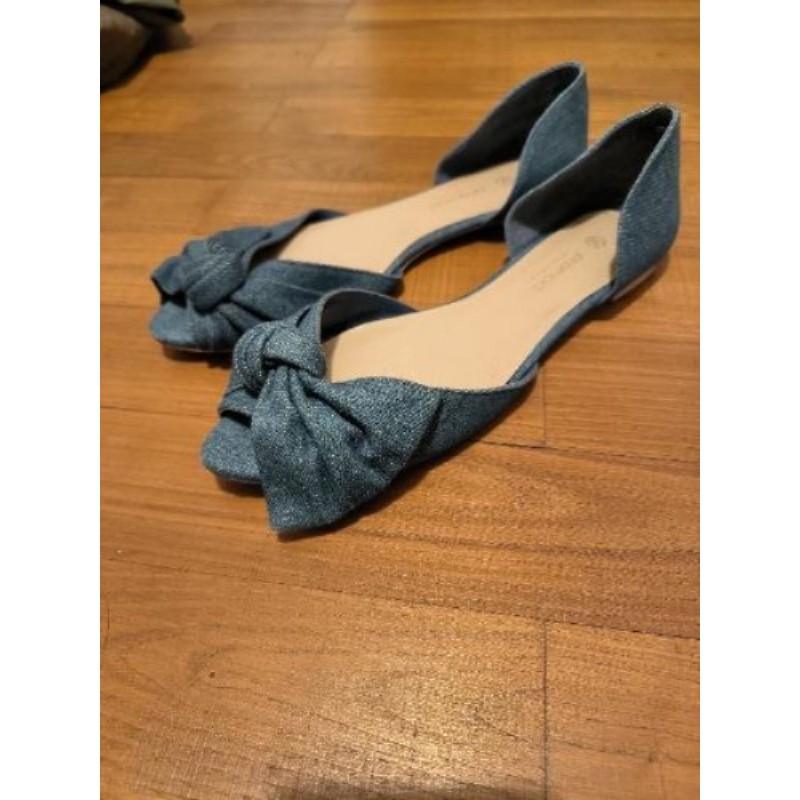 Ballerine ouverte jean Promod T39