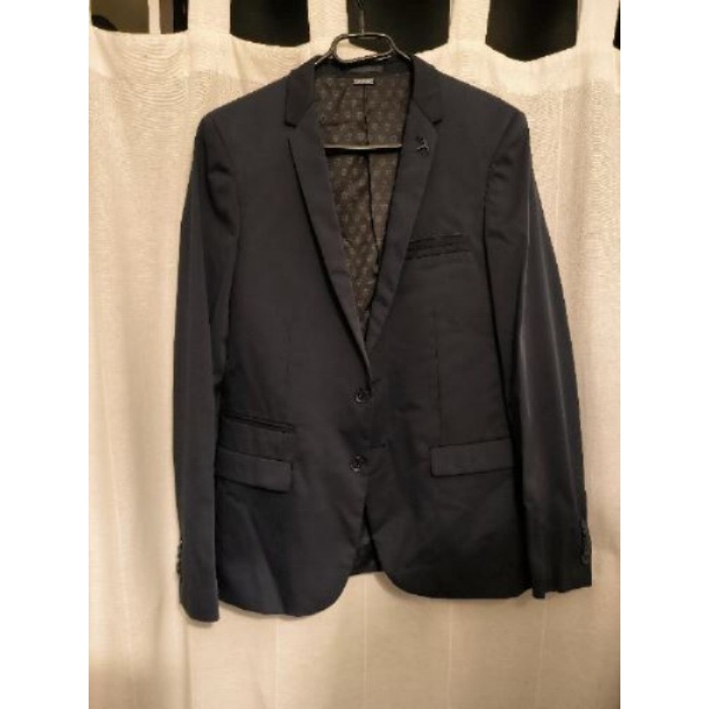Veste de costume homme bleu marine. Izac T 48