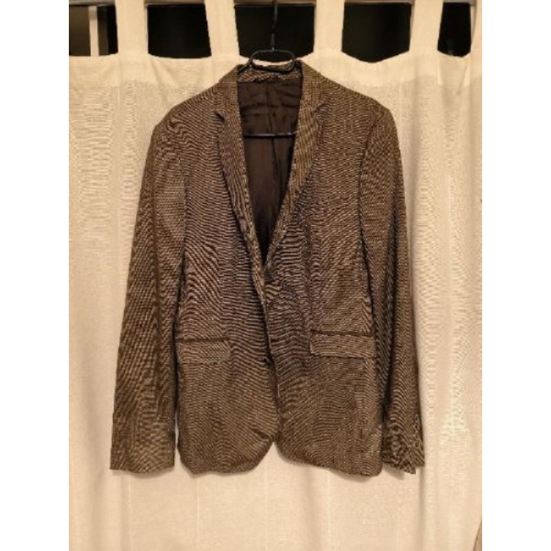 Veste de costume marron homme. Devred T48