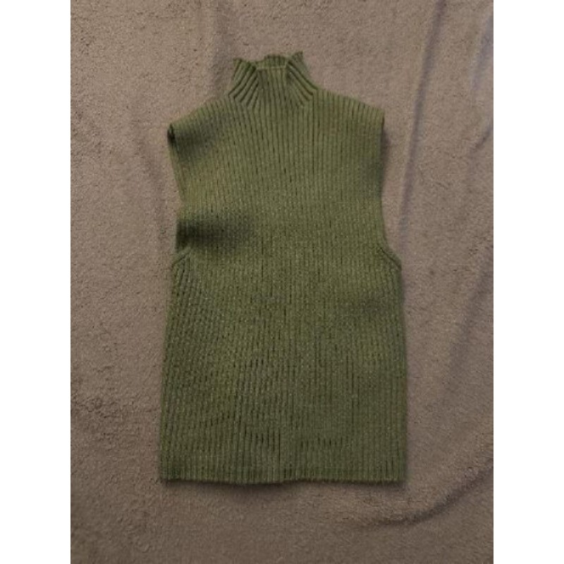 T-shirt sans manche ZARA T.S kaki