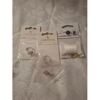 LOT CREATION BAGUES COLLIER