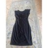 mini robe noire taille xs-s