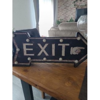 Panneau lumineux exit 