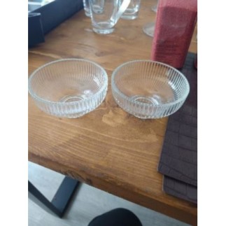 VR lot de 2 petit pot verre