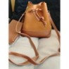 Petit sac bourse + porte monnaie camel
