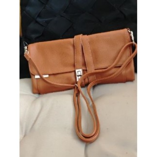 Sac pochette camel