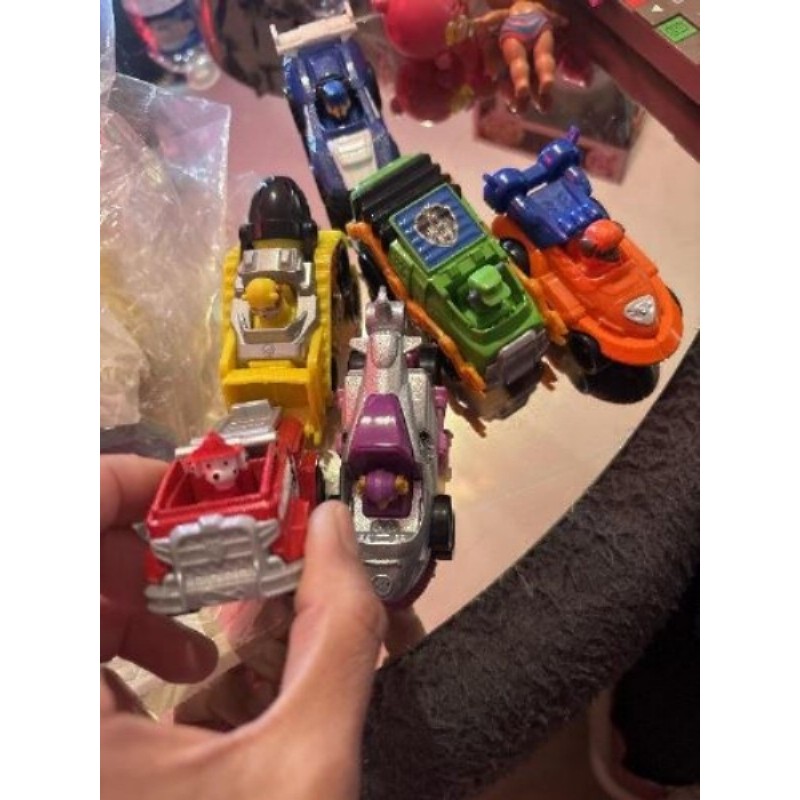 Lot 6 voitures pat patrouille 