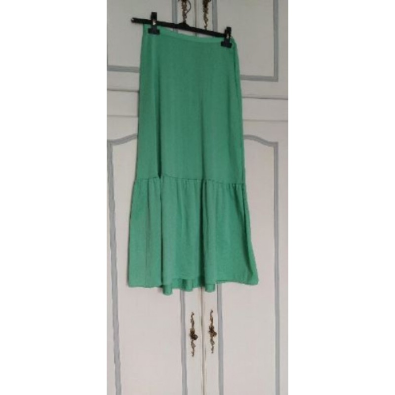 Jupe longue verte Taille M
