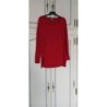 Tunique fluide rouge manches longues Taille L