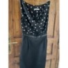 Robe noire avec haut pois blancs taille 38 Hippocampe 