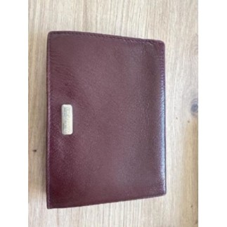 Porte feuille bordeaux 