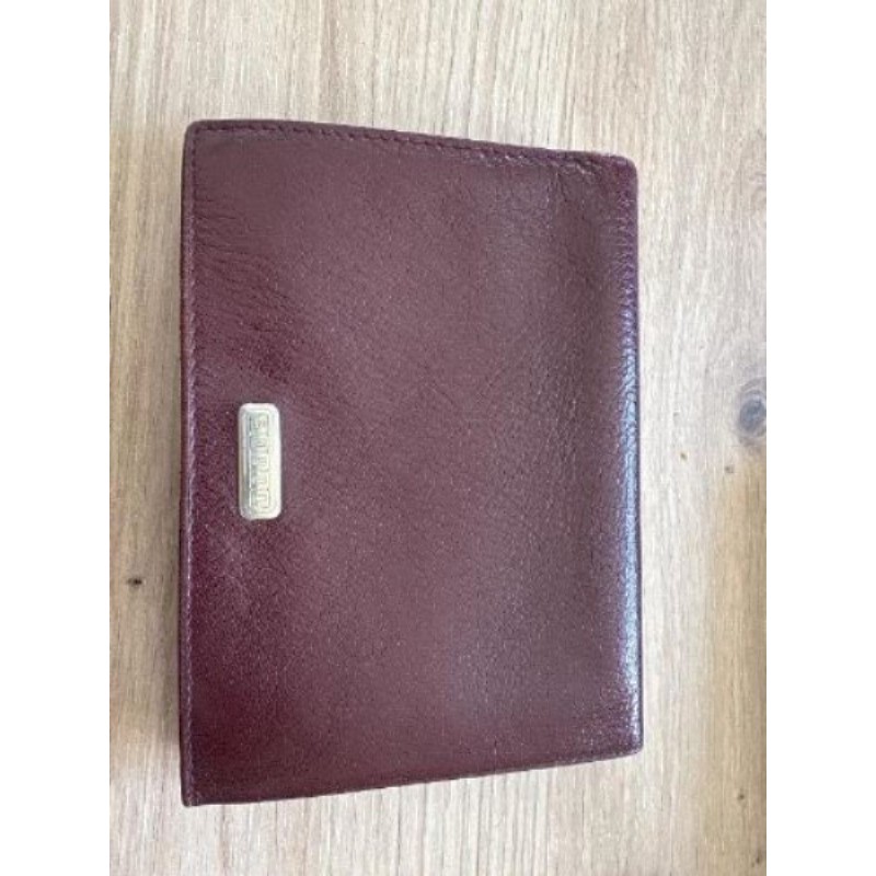 Porte feuille bordeaux 
