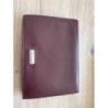 Porte feuille bordeaux 