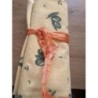 6 serviettes de table olives 