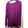 Tee-shirt manche longue violet Kiabi - Taille 4 XL