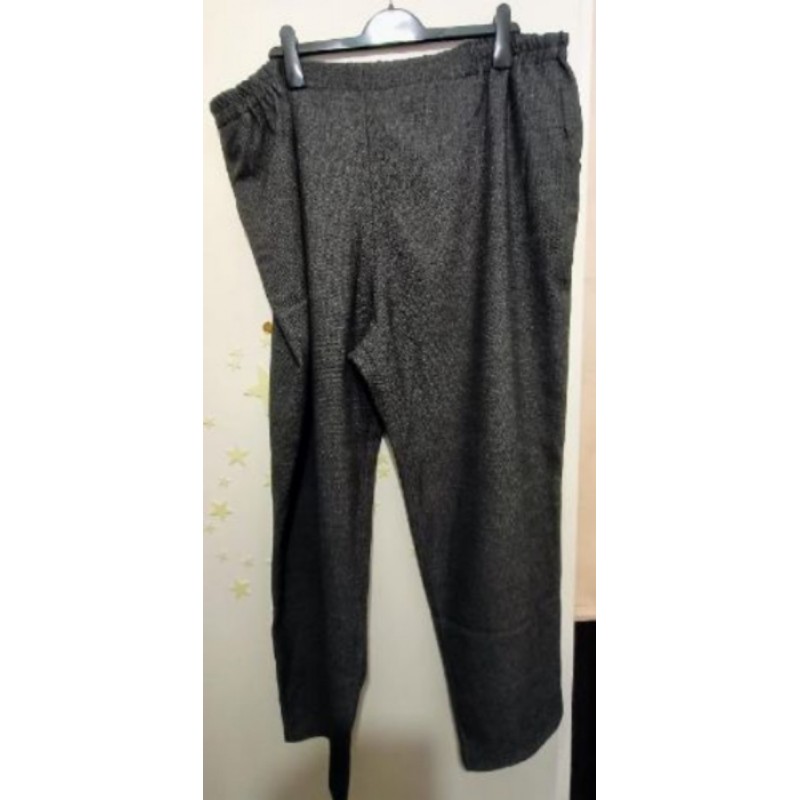 Pantalon chiné gris bleu - Taille 54