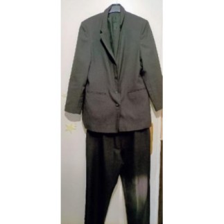 Tailleur gris foncé (veste...