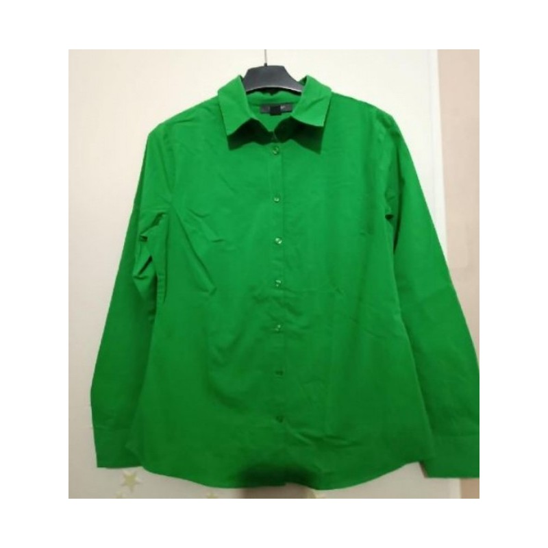 Chemisier verte émeraude (manche longue) Primark - Taille 40