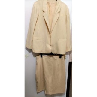 Tailleur jaune ( veste...