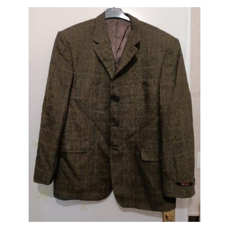 Veste en tweed écossaise homme - Pierre Cardin - état neuve - Taille 56