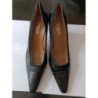 Chaussure noire en cuir VIVALDI Paris - Talon 8 cm - Taille 41