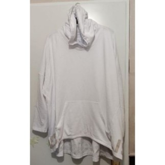 Sweat Shirt blanc long -...
