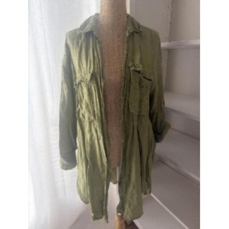 Chemise longue en Lin Zara...