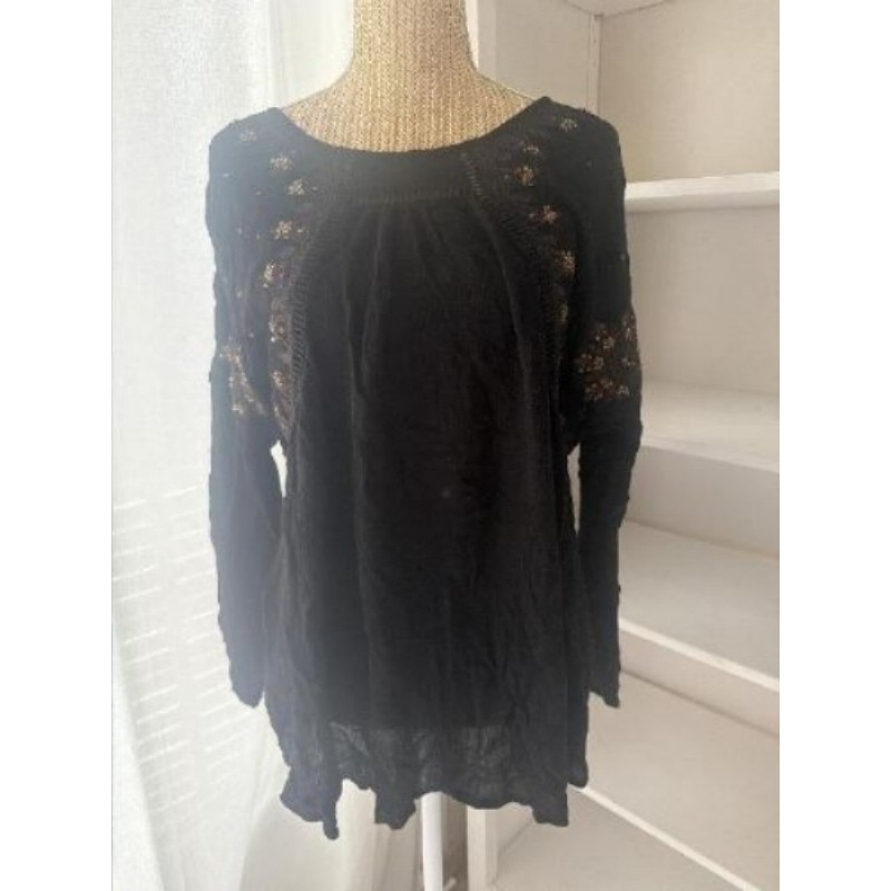 Blouse Mango brodée 