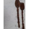 Gde cuillère et Fourchette bois Antilles