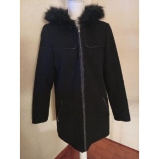 Manteau noir femme kiabi...