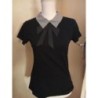 Petit haut écolière noirfashion taille L/xl