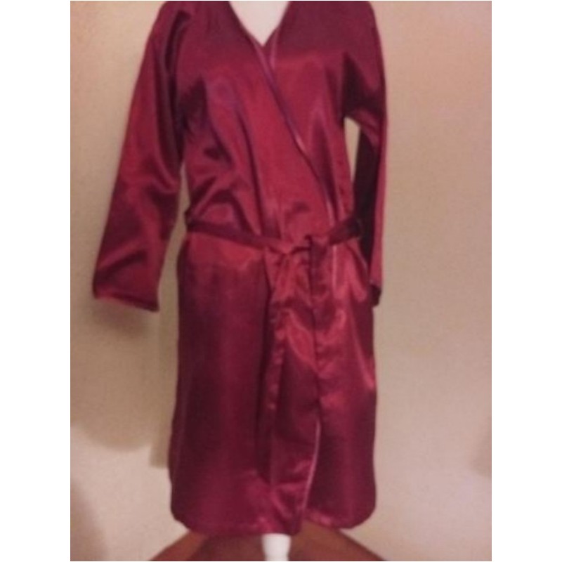 Robe de chambre bordeau taille 38