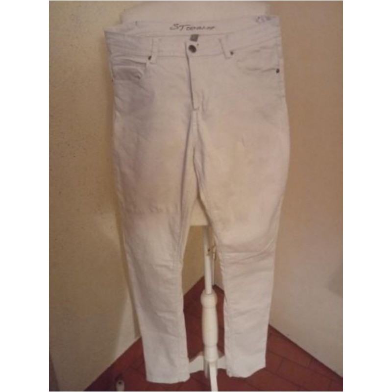 Pantalon stretch blanc st denim taille 43
