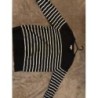 pull rayé, bleu marine et blanc T.XL