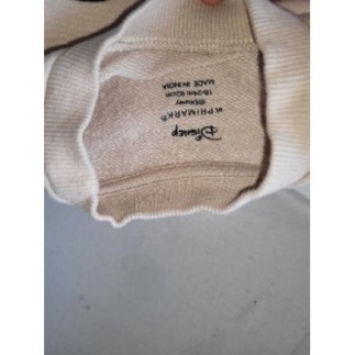 Ensemble Mickey garçon 18-24 mois beige et gris 2 pièces neuf